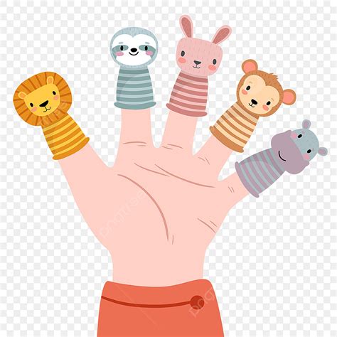 Finger Puppet Clipart Hd Png Different Animal Friends Finger Puppets