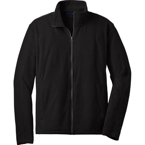 Port Authority Mens Black Microfleece Jacket