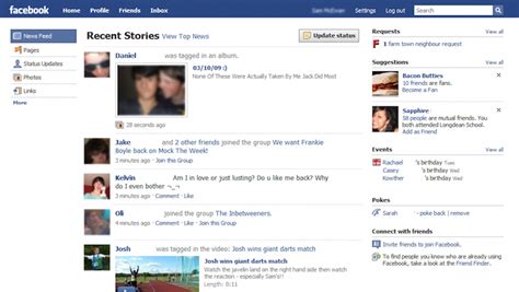 Facebook Testing Redesigned Home Page Neowin