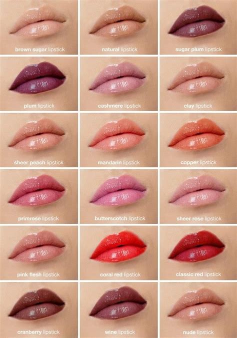 Lip Blushing Color Chart Kasie Pedersen