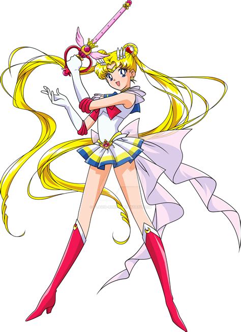 Super Sailor Moon Vector By Flavio Ruru On Deviantart Sailor Moon