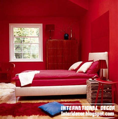 Red Interior Bedroom Designs Red Bedrooms Designs