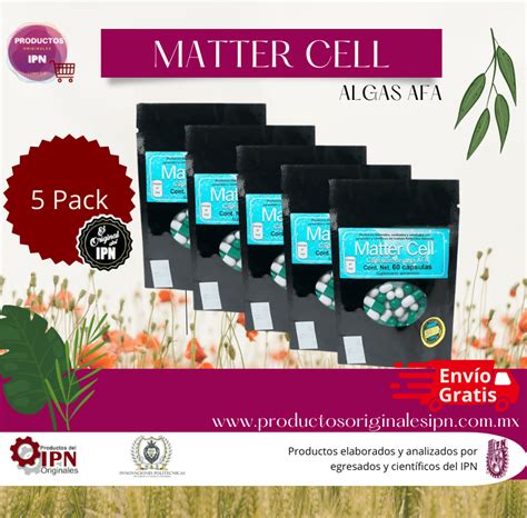 Matter Cell Algas Afa Pack Productos Originales Ipn Cdmx Sur