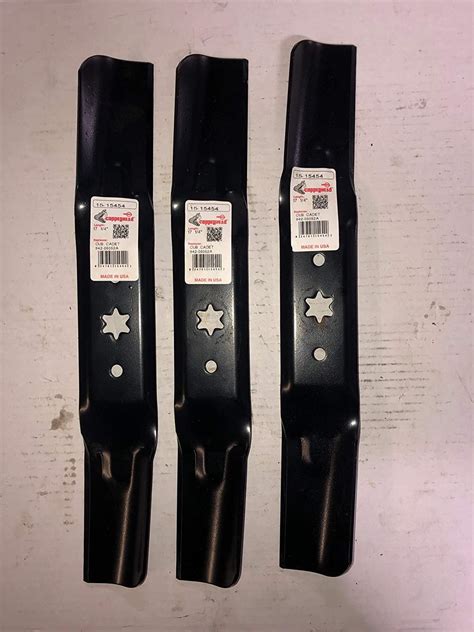 Set Of 3 2 In 1 Blades For 50 Deck Cub Cadet Mtd 942 05052a