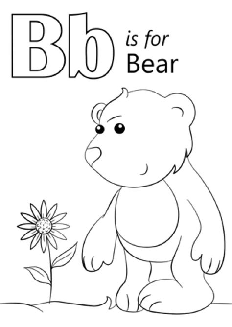 Printable Letter B Coloring Pages - thiva-hellas