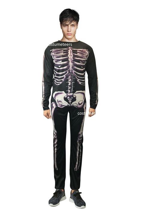 Donnie Darko Skeleton Suit Party Adult Costume Fancy Dress Halloween Jumpsuit Ebay