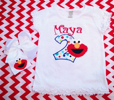 Download Elmo Applique Birthday shirt by FabulouslySouthern on Etsy ...