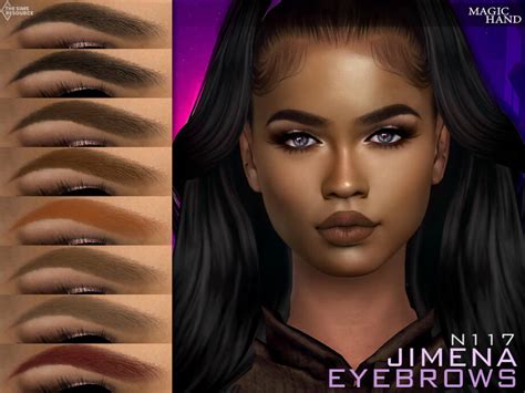 Sims 4 Jimena Eyebrows N117 By Magichand At Tsr The Sims Book