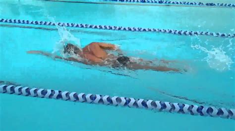 Swim Coach Swimming With Broken Ribs Sept Youtube
