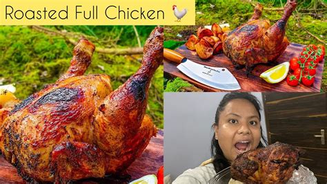 Whole Chicken 🐓 Roasted Roasted Full Chicken😋 Desi Style Roasted