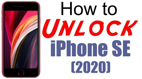 How To Unlock Iphone Se 2 2020 Atandt Or Any Carrier Youtube