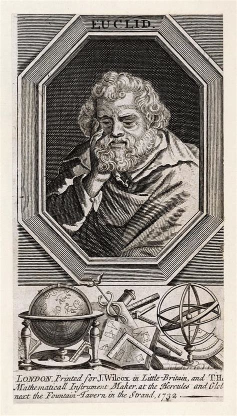 Euclid Mathematician Of Alexandria Drawing By Mary Evans Picture