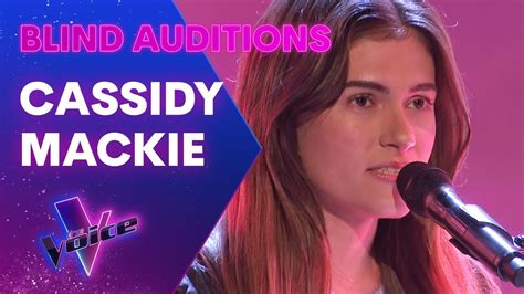 Cassidy Mackie Sings King Of Wishful Thinking The Blind Auditions The Voice Australia