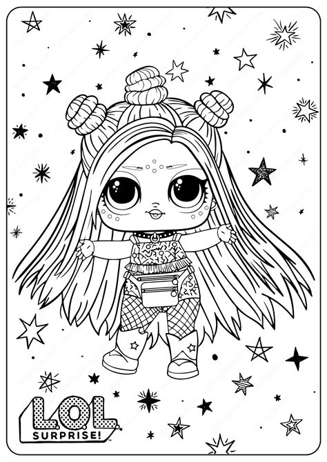 Lol Surprise Coloring Book Coloringpages Lol Lol Dolls Coloring Pages