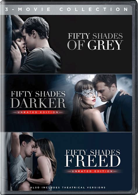 Fifty Shades 3 Movie Collection Edizione Stati Uniti Italia Dvd
