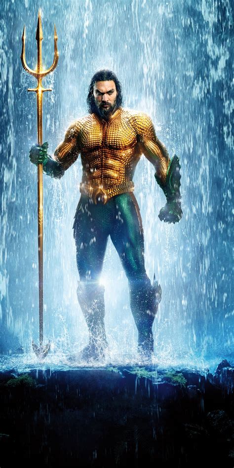 Aquaman Jason Momoa Poster 2018 1080x2160 Wallpaper Aquaman