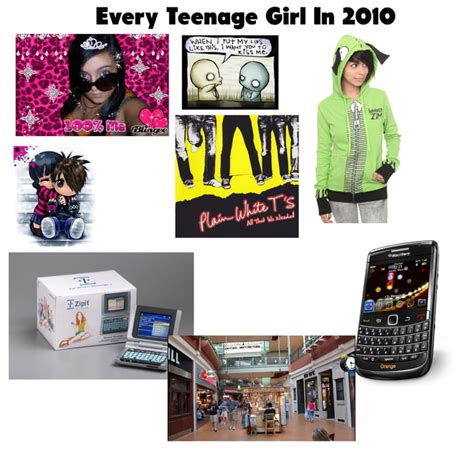 Every Teenage Girl In 2010 Starter Pack 9gag