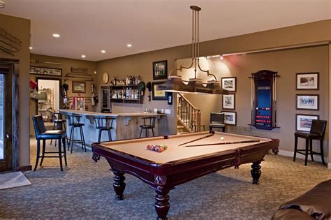 Daylight Basement Game Room With Bar Rec Room Game Room Basement