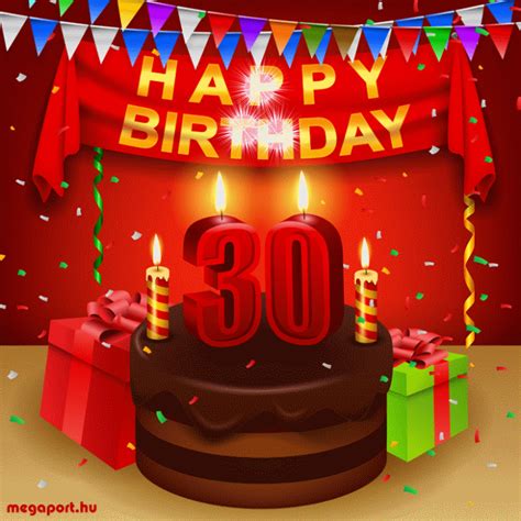 Let your friend express herself however she wants for her 30th birthday with this fun customizable mat. Happy Birthday (30 years old) - Megaport Media