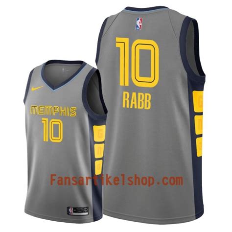 Nba ja morant memphis grizzlies large jersey. Memphis Grizzlies Trikot Ivan Rabb 10 2018-19 Nike City ...