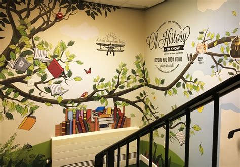 Our Work School Wall Graphics Design Moorside Hive Education