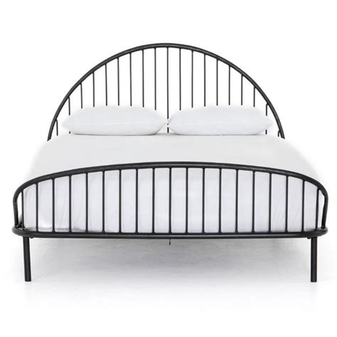 Get the best deals on wrought iron beds and bed frames. Waverly Queen Iron Platform Bed in 2020 | Wrought iron ...