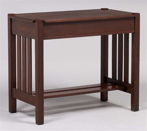 Check out our stickley furniture selection for the very best in unique or custom, handmade pieces from our living room furniture shops. Stickley Brothers One-Drawer Sofa Table c1910 | California ...