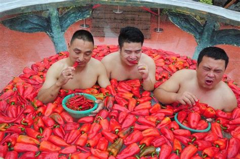 مسابقة أكل الفلفل الحار في الصين سائح