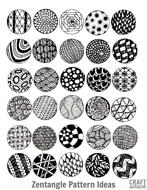 Below we have tried to give you some finer examples of zentangle art. Inspired By Zentangle: Patterns and Starter Pages of 2021 | Zentangle patterns, Easy zentangle ...