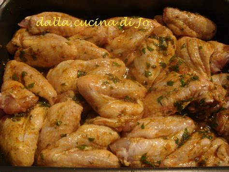 Pomodori ripieni al forno con formaggio: ''dalla cucina di Jo'': Alette di pollo marinate e cotte ...