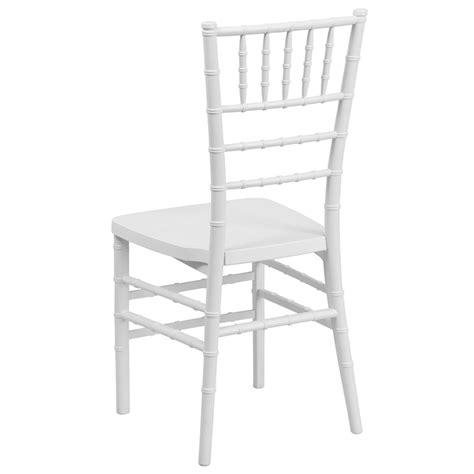 Start your order to buy chiavari chairs wholesale. White Resin Chiavari Chair