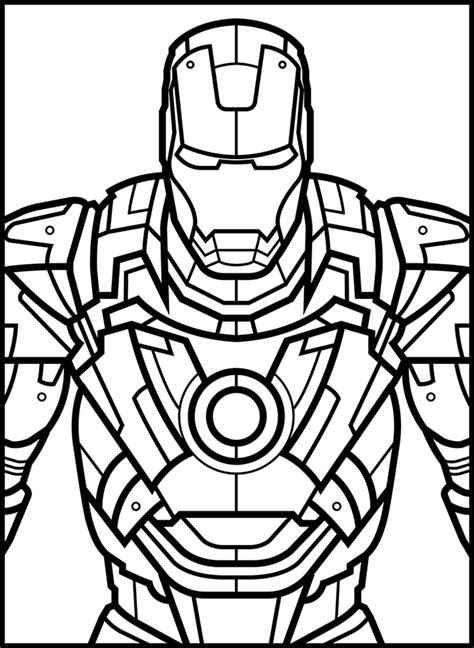 Iron man coloring pages for kids. Van Orton (700×958) | Marvel coloring, Avengers coloring ...