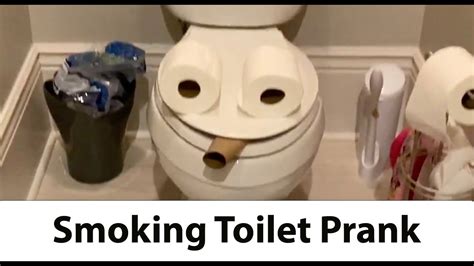 Toilet Smoking Prank On Wife Youtube