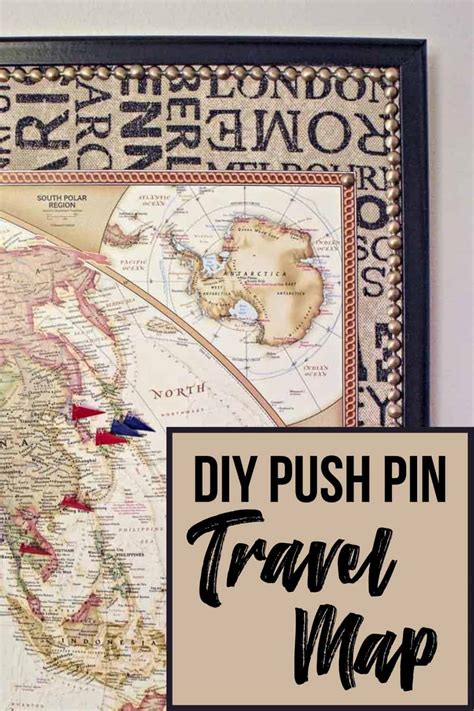 Diy Push Pin Travel Map The Handymans Daughter