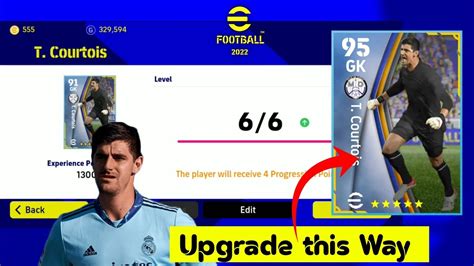 Courtois Max Level In Pes 2022 Max Rating Courtois Pes 2022