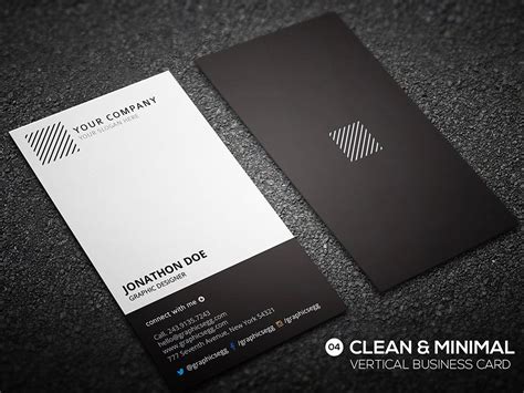 Skip to start of carousel. 38 Vertical Business Card Mockups and Templates For ...