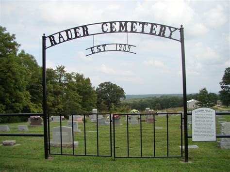 Rader Cemetery In Vienna Missouri Find A Grave Friedhof