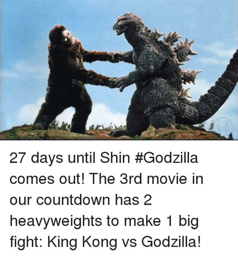 Kong movie is coming out this march 31st, 2021, and people are losing their lizard brains over the possible outcomes of pitting the great godzilla against the mighty king kong. Funny Countdown Memes of 2016 on SIZZLE | Funny