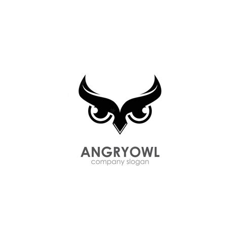 Premium Vector Angry Owl Logo Template Emblem Creative Symbol Icon