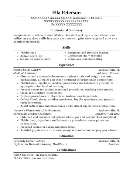 Medical support assistant resume example ✓ complete guide ✓ create a perfect resume in 5 minutes using our resume examples & templates. Best Externship Medical Assistant Resumes | ResumeHelp