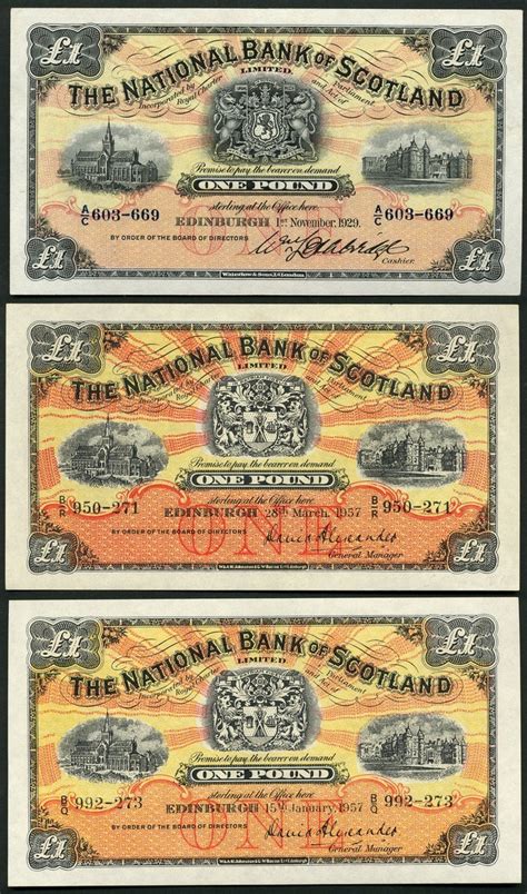Die bank bietet dir stets transparente und attraktive produkte der login wird dir bei der bank of scotland sehr einfach gemacht. 2404 - National Bank of Scotland Limited, £1 (4), 1929 ...