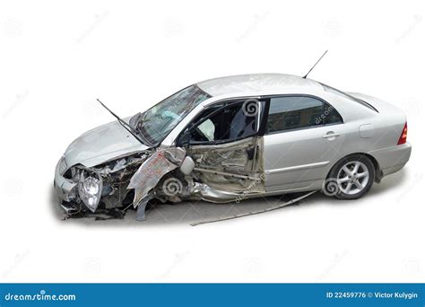 A Crashed Car Stock Photo Image Of Wheel Smash Detail 22459776