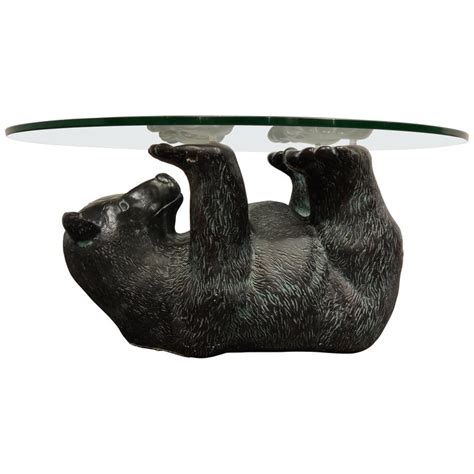 Shop with afterpay on eligible items. Unique Sculptural Black Bear Coffee Table, 1970s For Sale ...