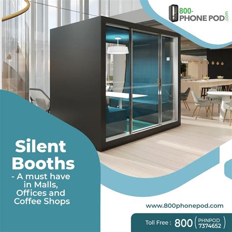 Silent Booths A Must Have In Malls Offices And Coffee Shop