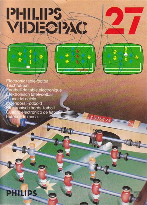 Philips Videopac 27 Electronic Table Football Software Game