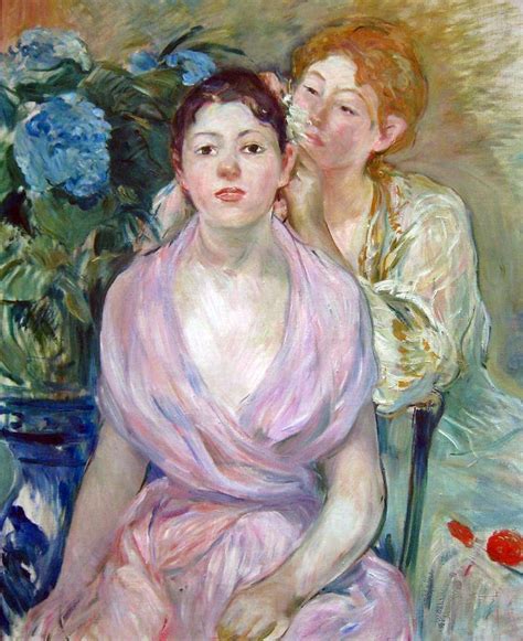 Hortensia Two Sisters By Bertha Morisot Berthe Morisot Morisot
