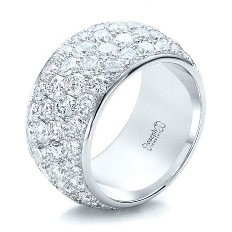 Custom Pave Diamond Wedding Ring 100875 Seattle Bellevue Joseph