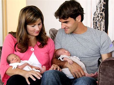 Roger federer was born in basel, switzerland, and he is religious. Michael Jordan: Roger Federer With Wife and Kids