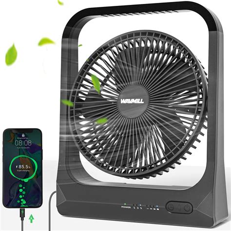 Buy 8 Inch Usb Portable Fan 10400mah Rechargeable Battery Operated