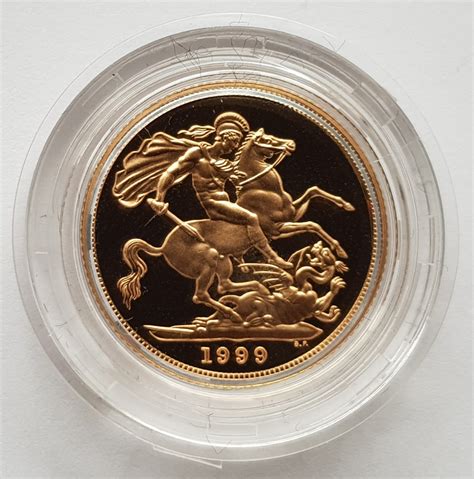 1999 Gold Proof Sovereign For Sale M J Hughes Coins